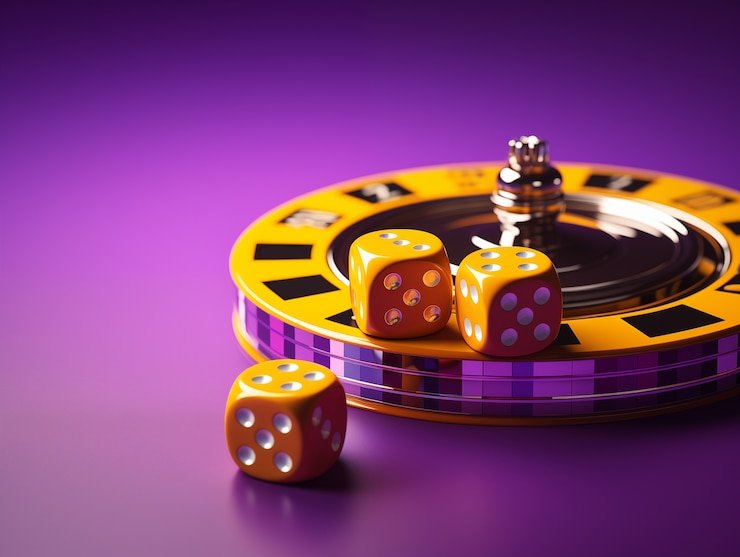 Live dealer roulette table with croupier and cards